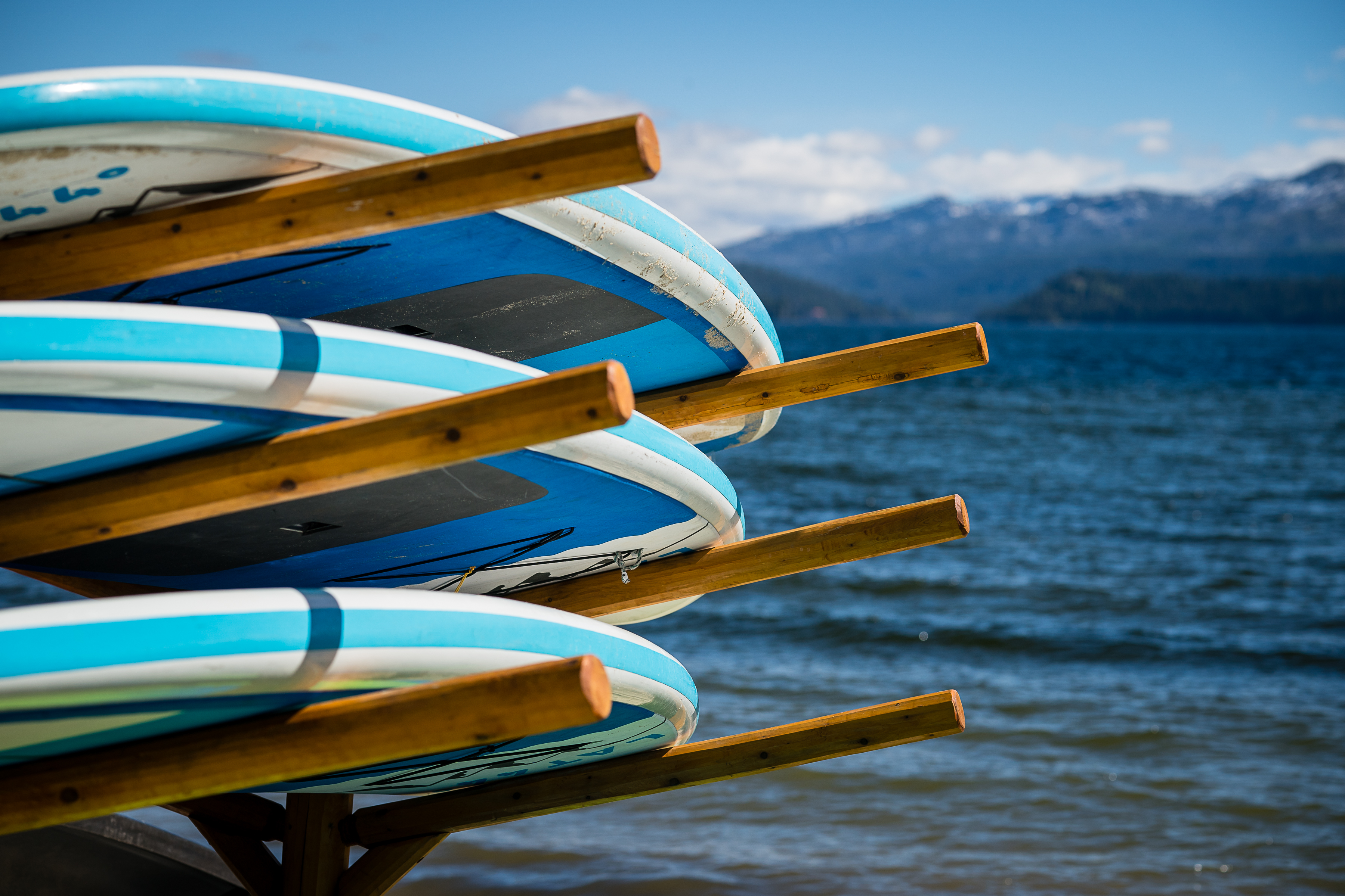 stand up paddleboards on Payette Lake, McCall, Idaho
