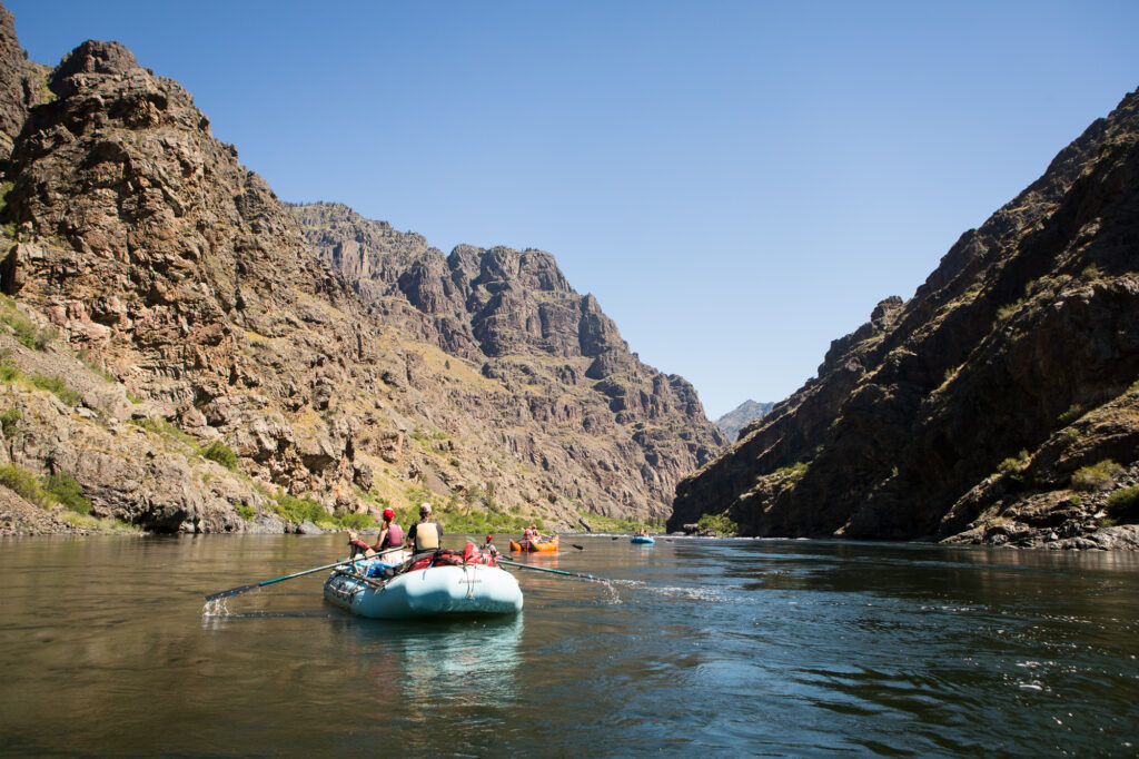 Rafting Hell's Canyon on the Snake River in Idaho