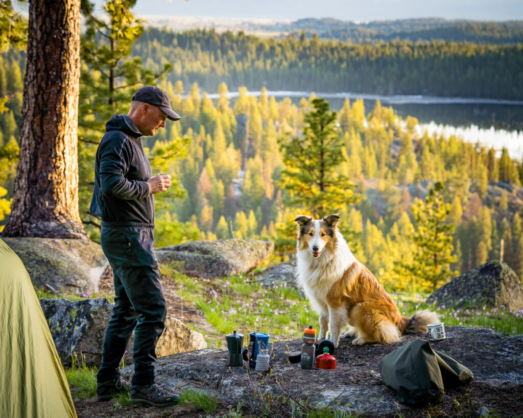 Camping in the Payette National Forest, McCall, Idaho